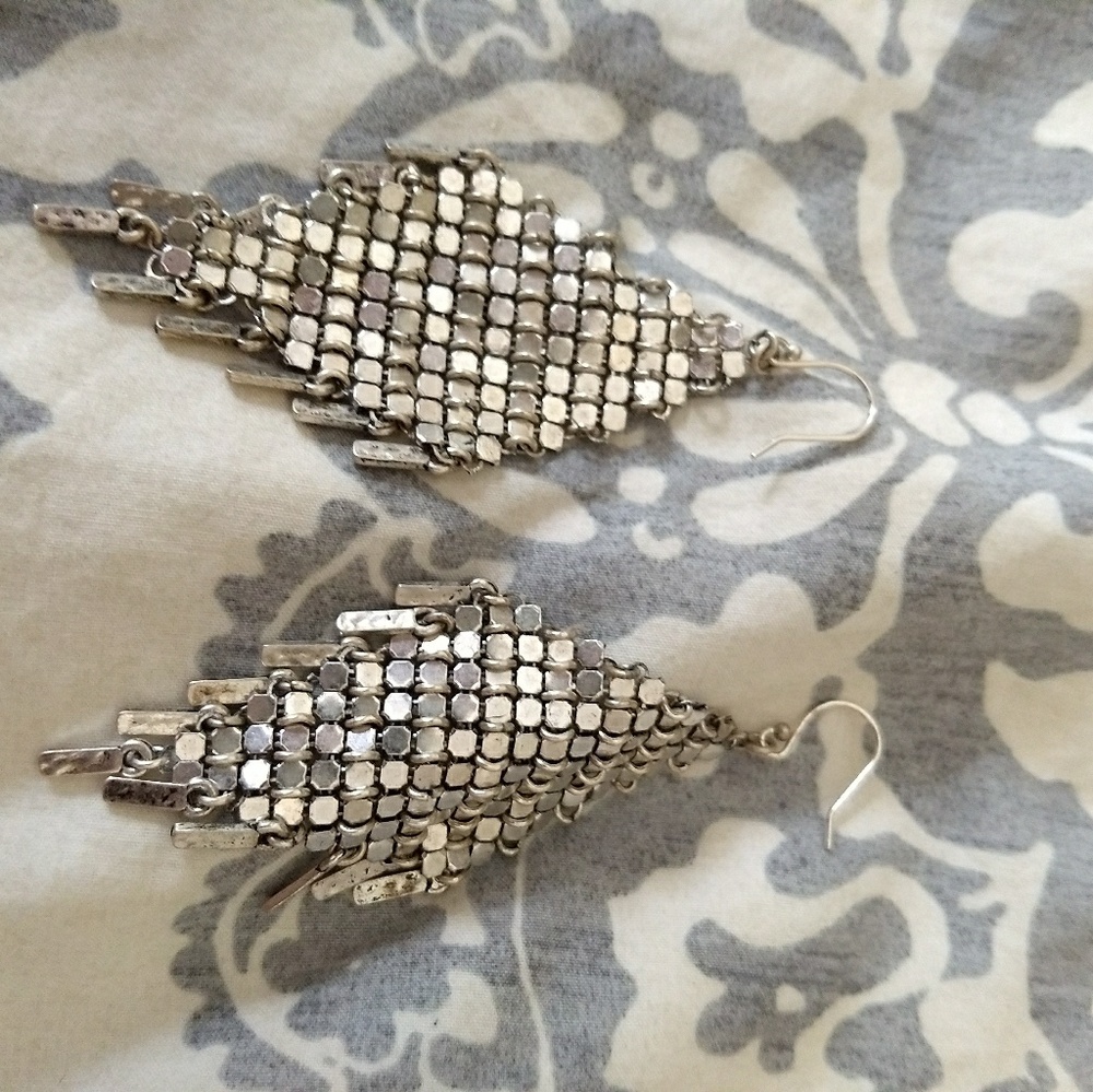Lucky Brand Chainmail Style Earring